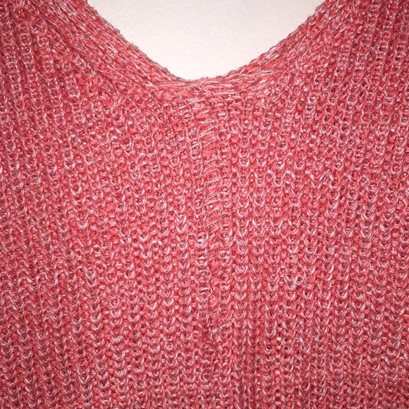 Knit Top Coral Crop Tank Top Size Small - Picture 3 of 3